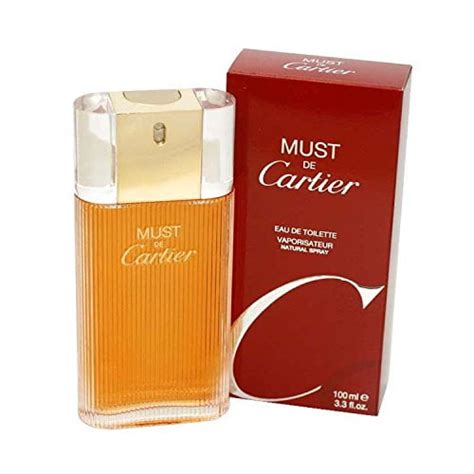 must de cartier eau de toilette 3.3 oz
